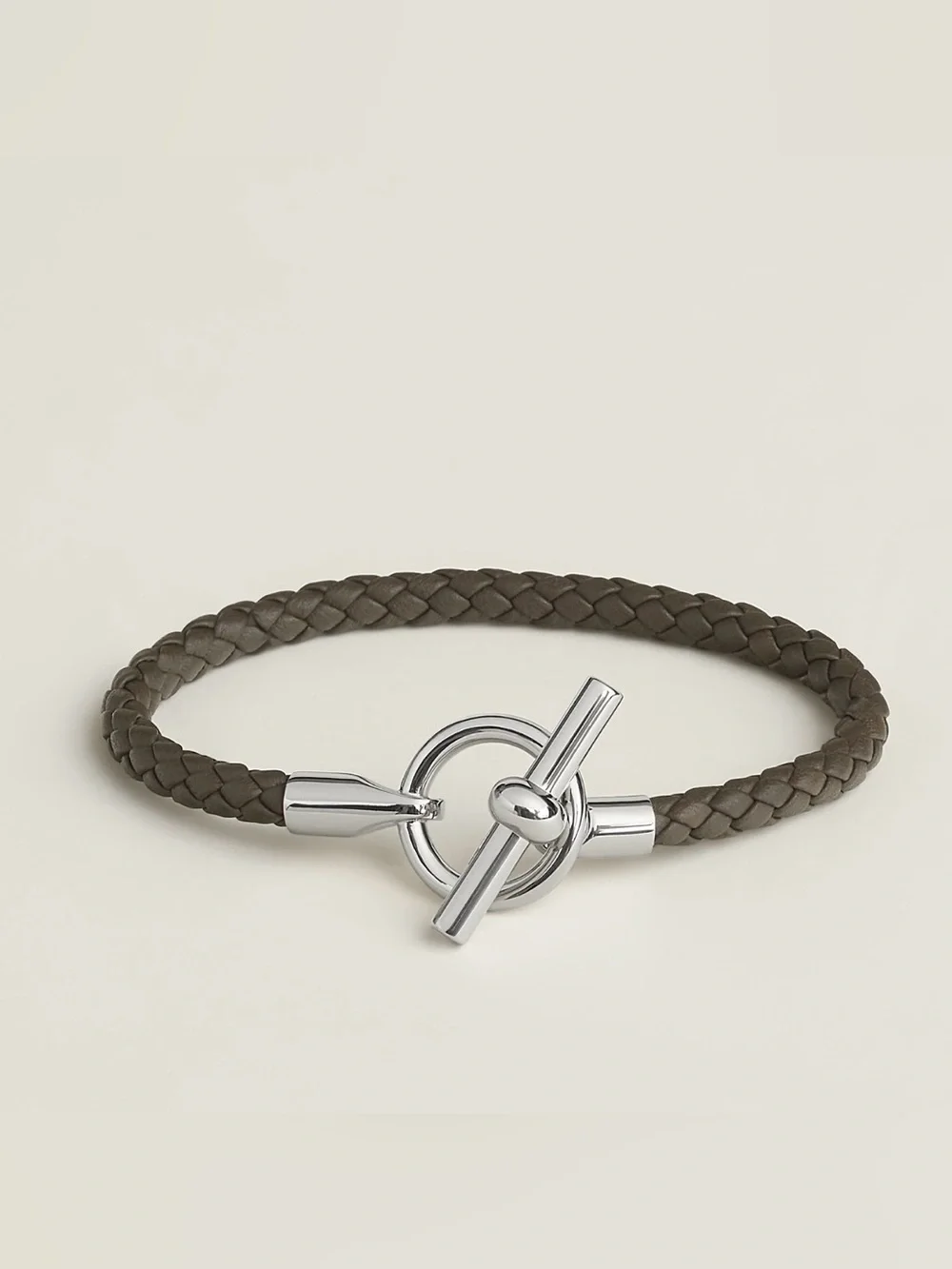 Hermes Braided Leather Men's Bracelet